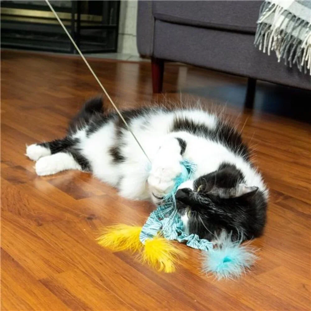 Cat Toy - Jellyfish Teaser with Catnip